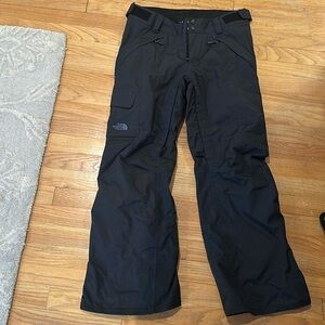 North face snow pants black sz M